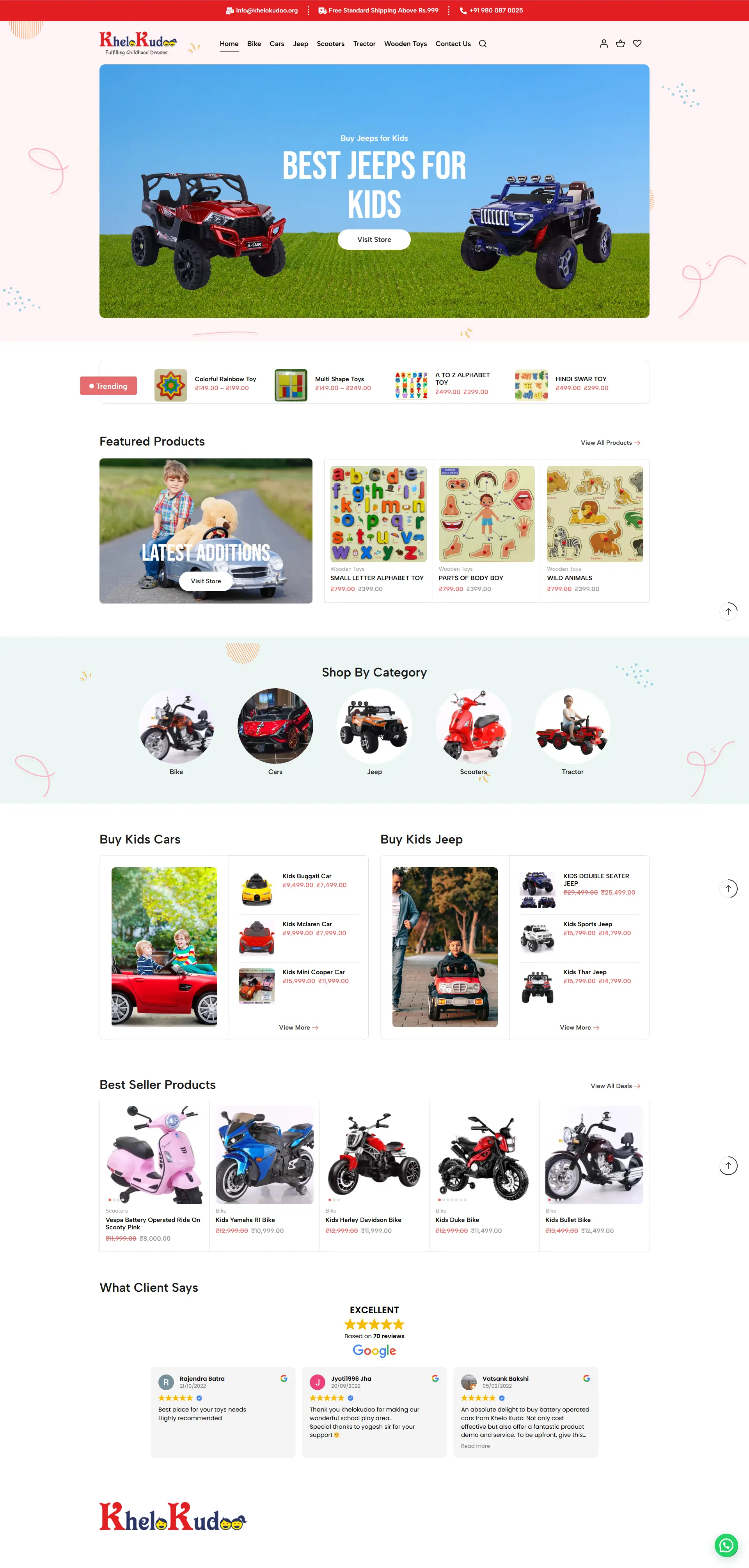 Ecommerce Website Layout
